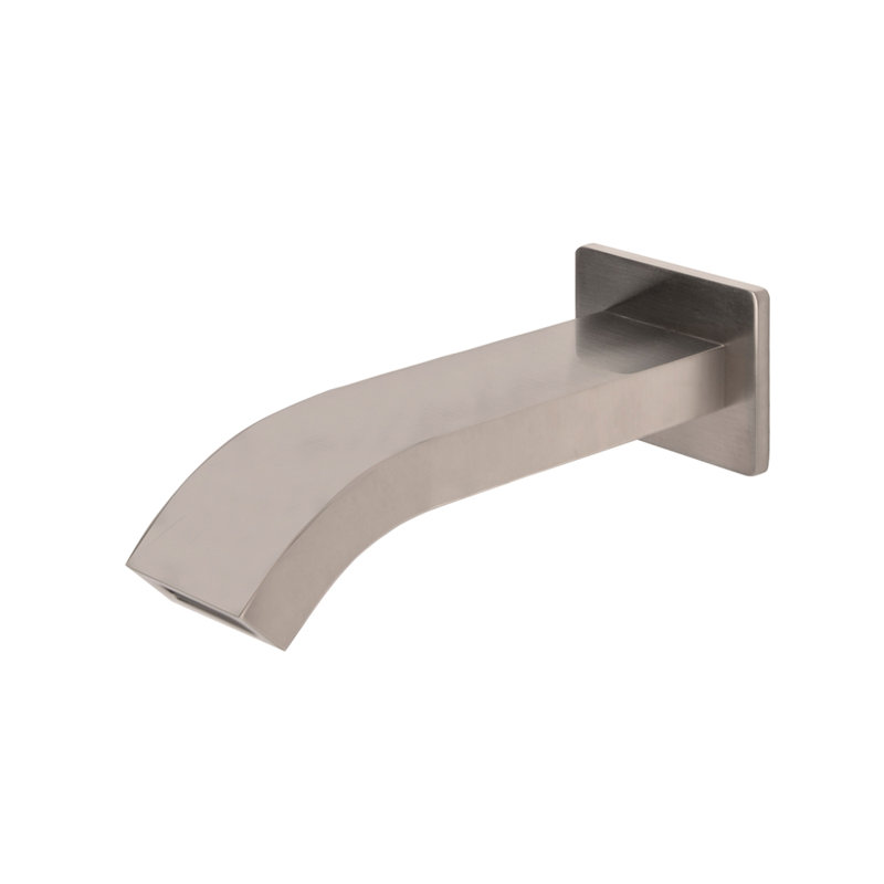 Kubista Tub Filler, Brushed Nickel