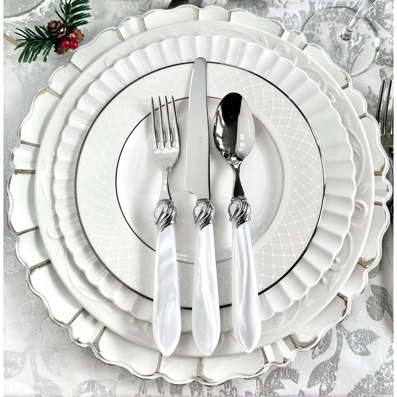 Falabella 5 Piece Place Setting, White