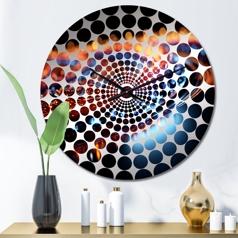 Horloge murale Wohali - Paysages abstraits, Petit