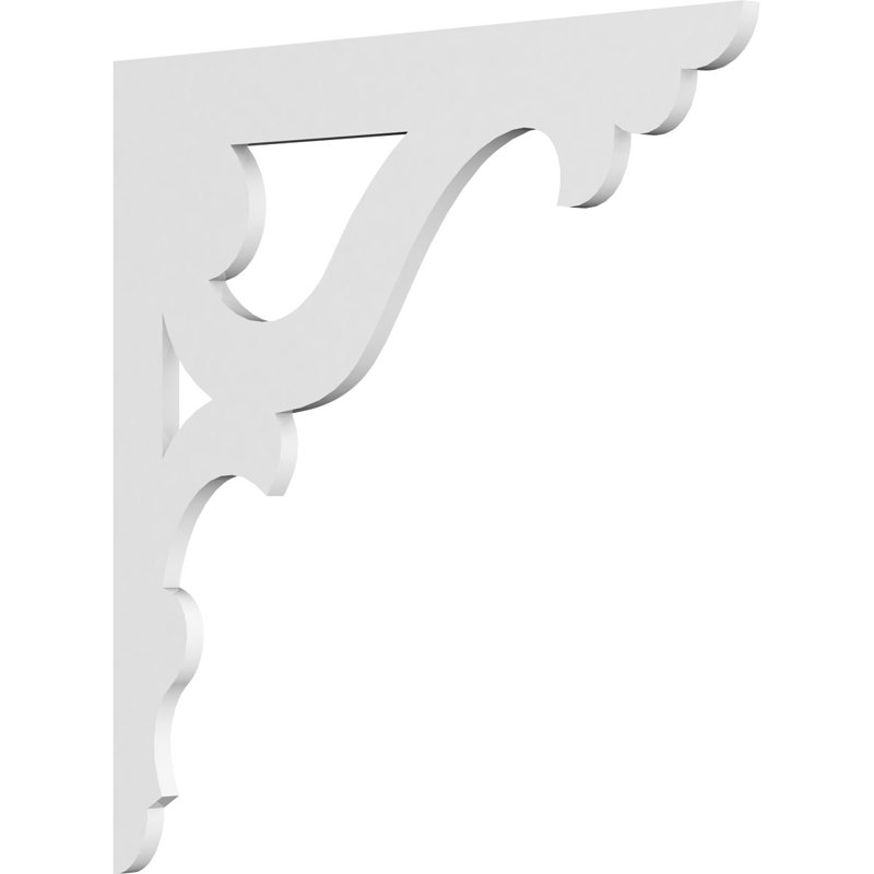 Support de qualité architecturale Hurley, 5/8 po x 22 po x 22 po, Cornelia, PVC