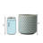 Round Stoneware Planter Pot with Polka Dots-1760338269