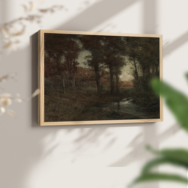 Paysages rétro-CDLIV - reproduction encadrée, Naturel, H 11 po x l 14 po