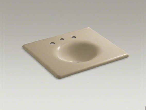 Iron Impressions 26" Single Bathroom Vanity Top, Sunlight, Sunlight, 8'' Widespread