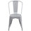 Chaise empilable en métal pour l'intérieur et l'extérieur Hucheson - Chaise de restaurant - Chaise de bistro