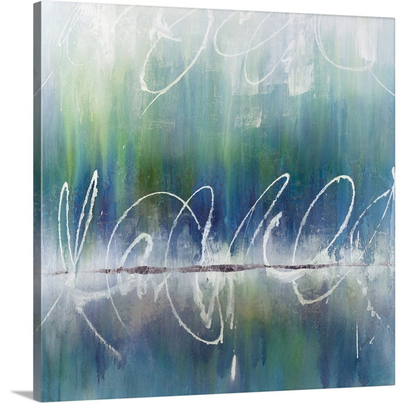 « splendide echos i », peinture sur toile, Toile tendue, H 12 po x l 12 po x P 1,25 po