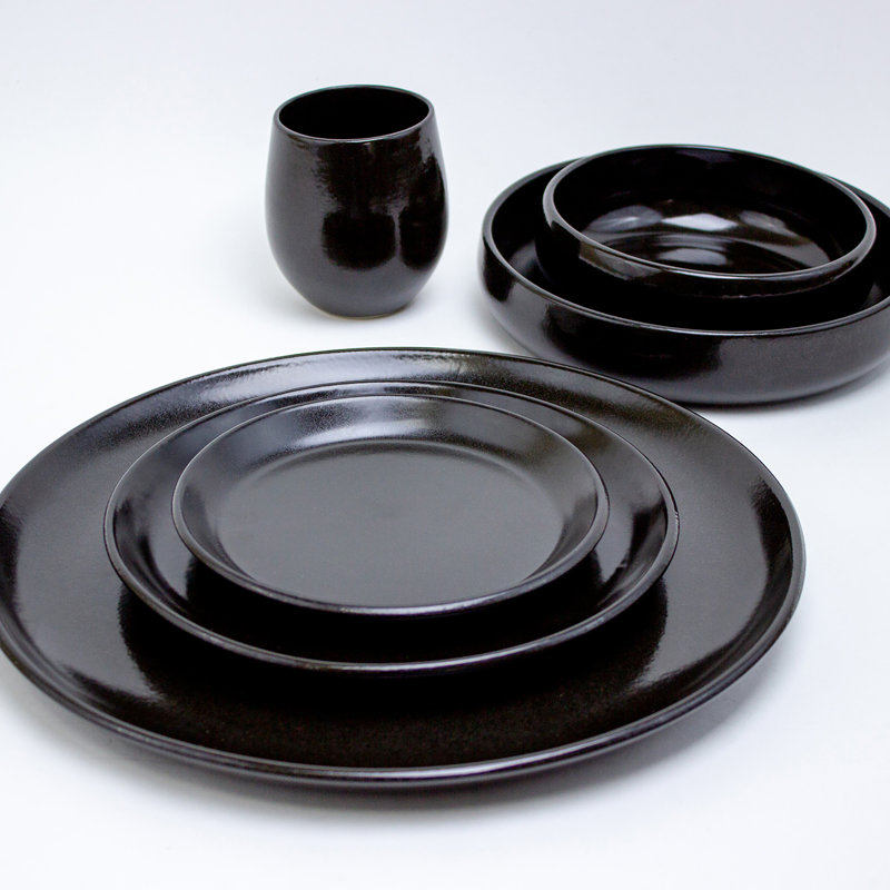 Couvert individuel 6 pièces Borgen, Onyx