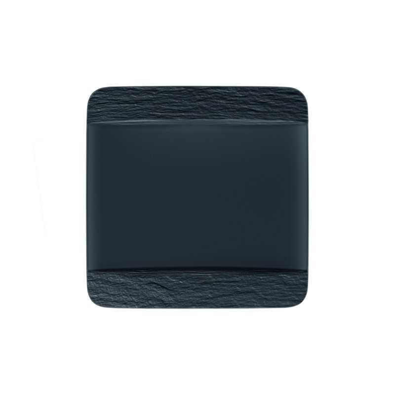 Villeroy & Boch Manufacture 11" Dinner Plate Square, Black
