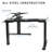 VIVO Electric Sit Standing Corner Height Desk L Frame Motor Ergonomic Adjustable