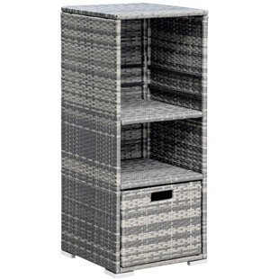 Organisateur de rangement imperméable en rotin