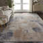 Tapis beige/gris à motif abstrait Comer-32408666