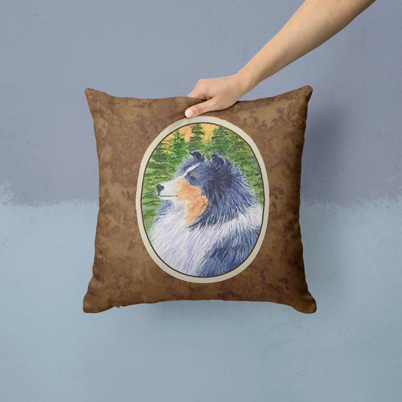 Coussin décoratif intérieur/extérieur sheltie