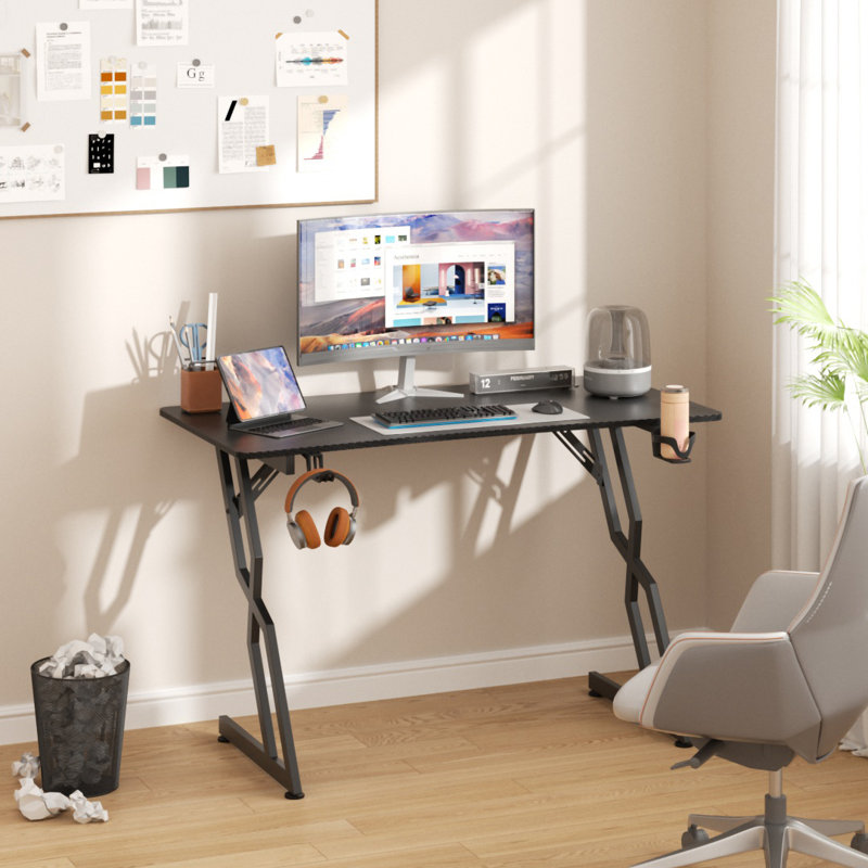 Adjustable Metal Base Writing Desk