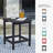 Emory Rectangular Outdoor Side Table , in. W in. D-292256005