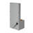 30.71"H Light Gray Metal Leaf Cutout Outdoor Water Wall Fountain with LED Lights