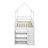 Twin Over Twin House Bunk Bed With Shelves And Drawers-928388525