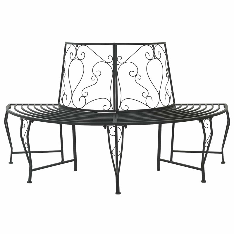 Outdoor Bench, Black
