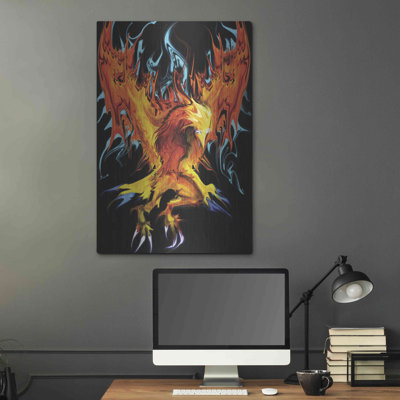 «Fall To Aseth» par Michael StewArt, art mural en métal
