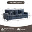 Canapé en chenille 94,49 "Comfy Cloud Couch-1364778853