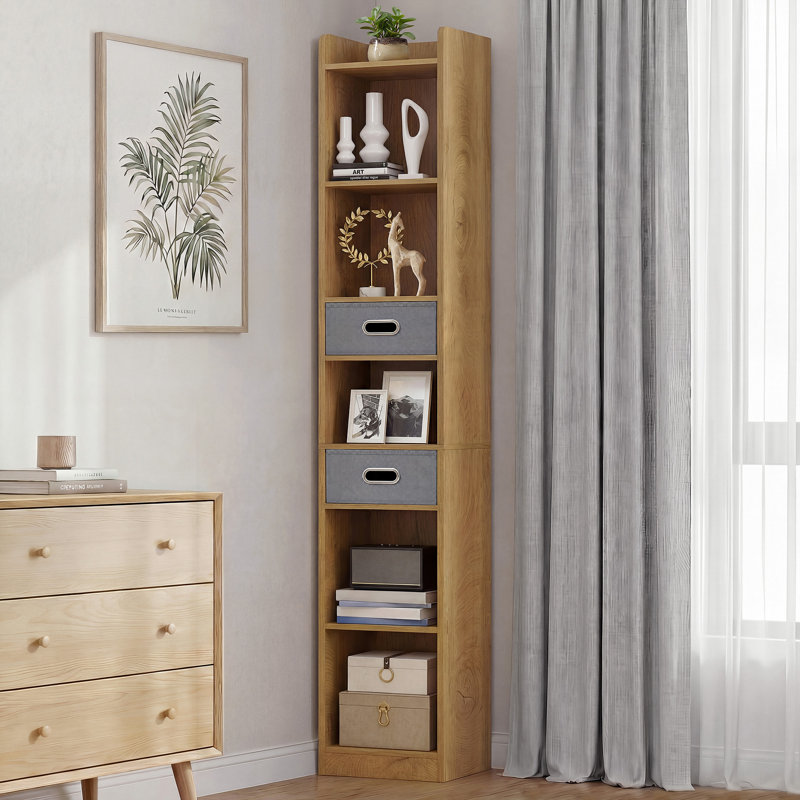 180cm H x 30cm W Standard Bookcase, Brown