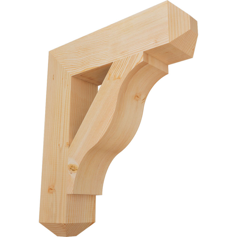 Support pour artisan Funston, H 30 po x l 5,5 po x P 26 po, Sapin de Douglas, Lisse