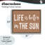 Cadre flottant Life Better In Sun Brown-119913283-119913282