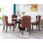 Chaise de salle à manger à garniture cloutée et capitonnée Jolynn-1627043029-1619175828