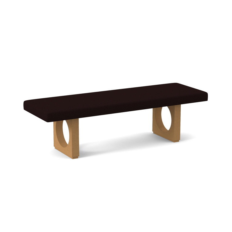 Void Upholstered Bench, Amber, Libby