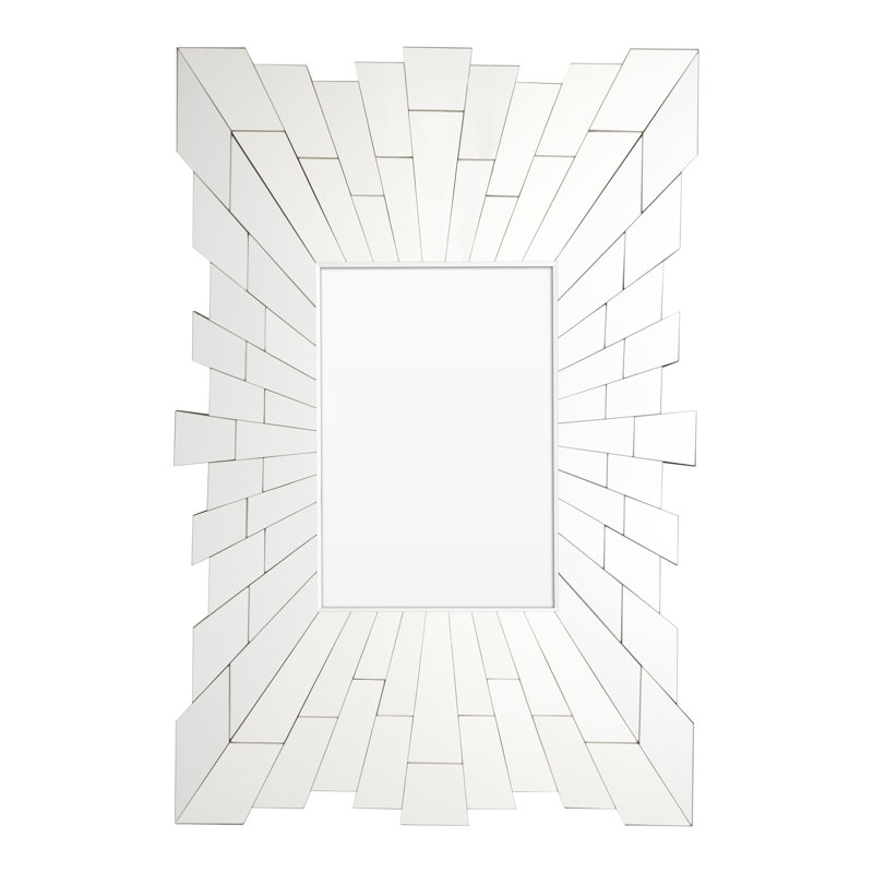 Elena Solid Wood Flat Wall Mirror