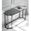 Console en métal Boho Coastal