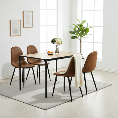 Milliken Oak Effect Dining Table