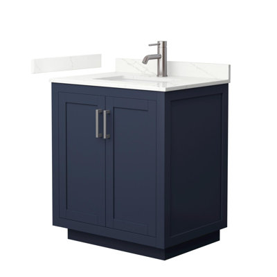 Miranda 30" Freestanding Single Bathroom Vanity with Quartz Top