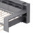 Full Size Wooden Daybed With Gray Finish, Featuring Trundle Bed, Study Desk And Storage For Bedroom Space Optimization Strategies Management-1310298745