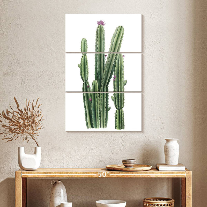 Fleurs du désert II, H 38 po x l 24 po