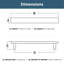 Chamfered 5 1/16" Center Bar Pull Multipack-106032835-86193263