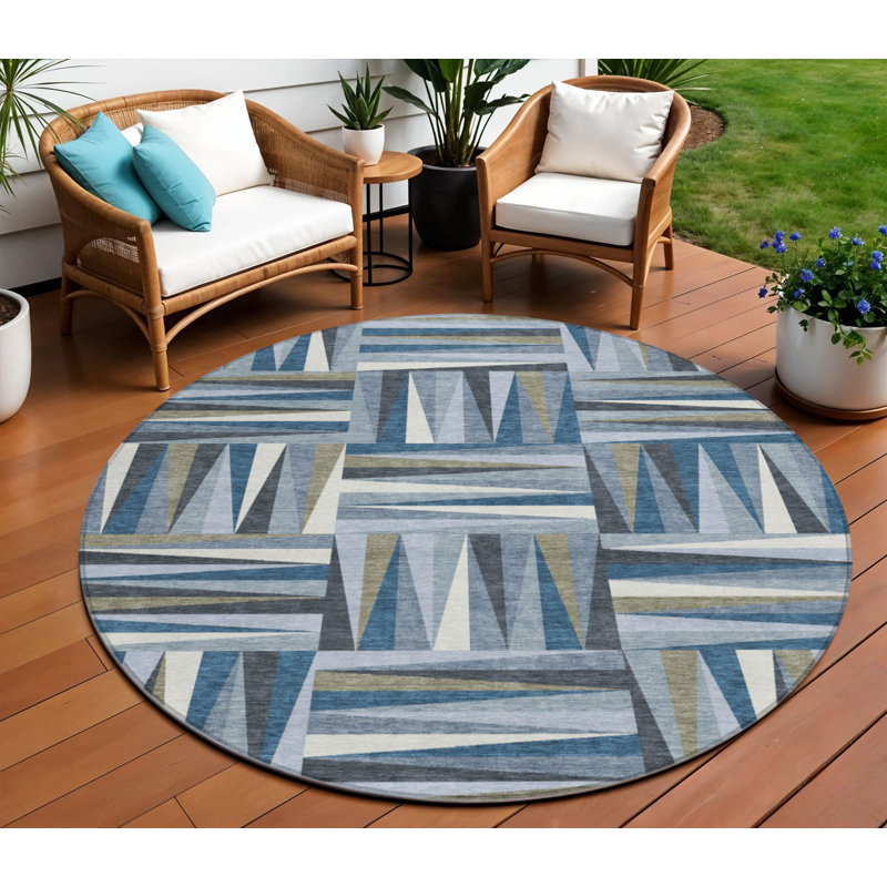 Tapis intérieur lavable 8 po Denim