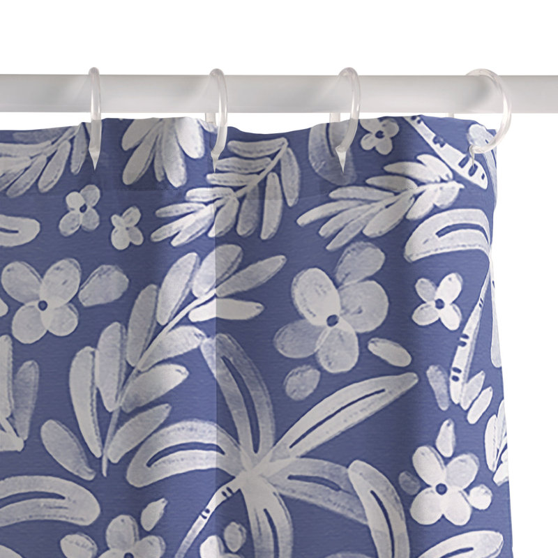 Rideau de douche Marta Barragan Camarasa, Bleu floral 8