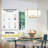 5-Light Modern 19.6" Gold Drum Chandelier-1307166246