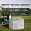 Batterie à cycle profond, 12V 40AH, batterie marine rechargeable AGM