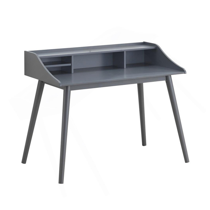 Bureau d'écriture à 4 compartiments gris