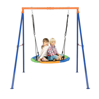 Winado Metal Swing Set with 1 Swing(s)