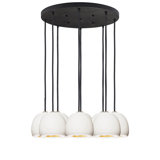 8 - Light Dimmable Dome Chandelier