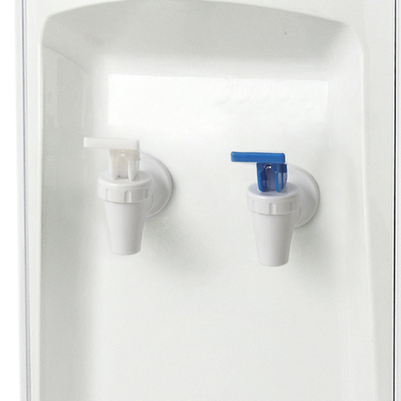 vitapur White Free Standing Top Loading Electric Water Cooler Water Dispenser with Hot and Cold Hot, Cold, and Room Cold and Room Temperature Options