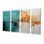 Towerside - Ensemble d'art mural abstrait 4 pièces-106424342