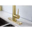 Robinet de cuisine à poignée simple avec douchette extractible-117581145