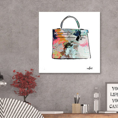 Paint Purse by Kent Youngstrom - Wrapped Canvas Painting