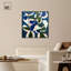 Art floral abstrait géométrique sur toile Floral Textile III par Art Remedy-104625339-104625347