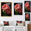 Fleur de lis rose II - art mural Lily-100412842-100412854