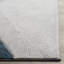 Tapis gris / bleu sarcelle à motif abstrait Vilica-47359988