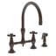Fairfield Kitchen Bridge Faucet with Side Spray-1260315194