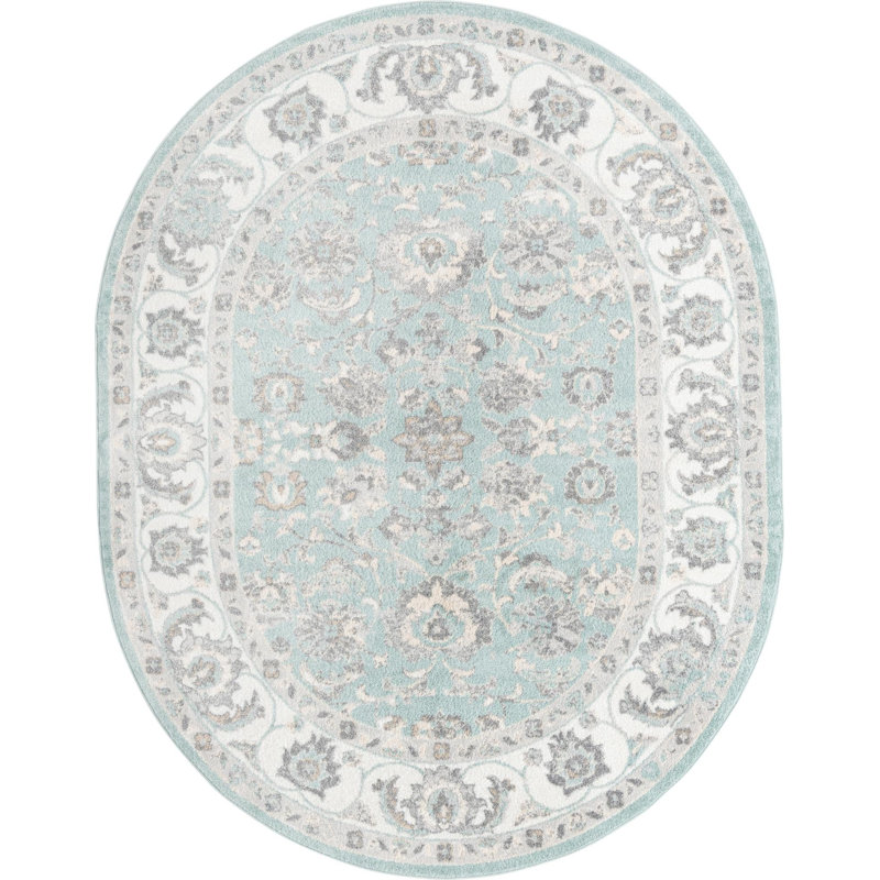 Hilley Oriental Indoor Rug, Oval 7'10" x 10'